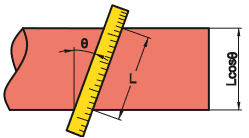 نحوه محاسبه خطای مثلثاتی ایجاد شده در استفاده از وسایل اندازه گیری