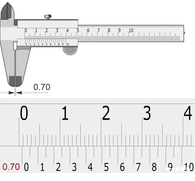 فیلم آموزش اندازه گیری با کولیس میلیمتری 0.05 - مثال اول
