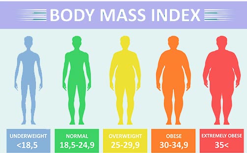 نحوه محاسبه قد و وزن ایده ال فیتنس کاران و بدن سازان بر  حسب شاخص توده بدنی یا BMI

