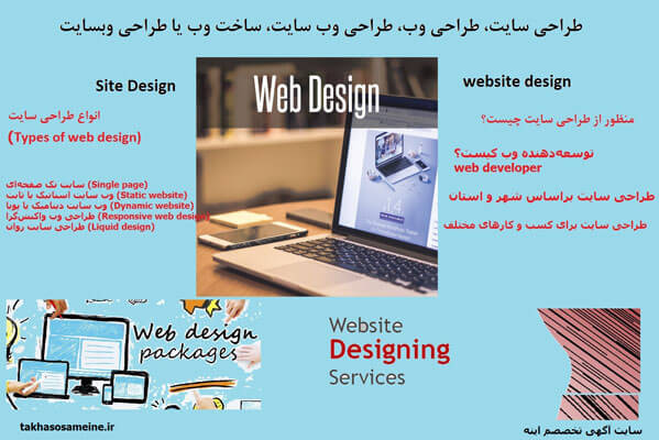 طراحی سایت | طراحی وب | انواع طراحی وب سایت