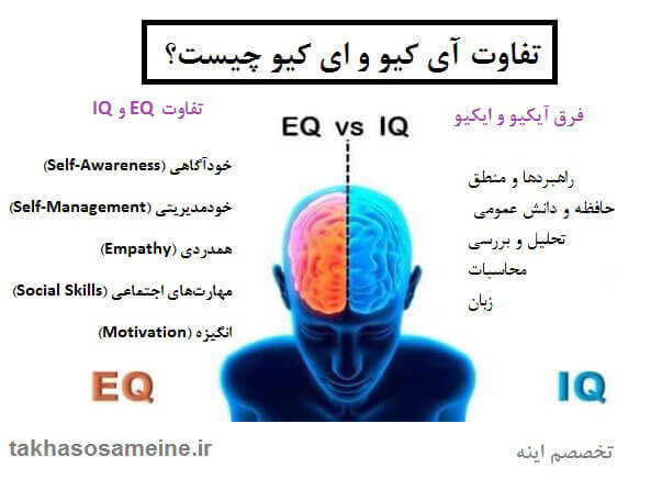 تفاوت آی کیو و ای کیو (IQ و EQ)